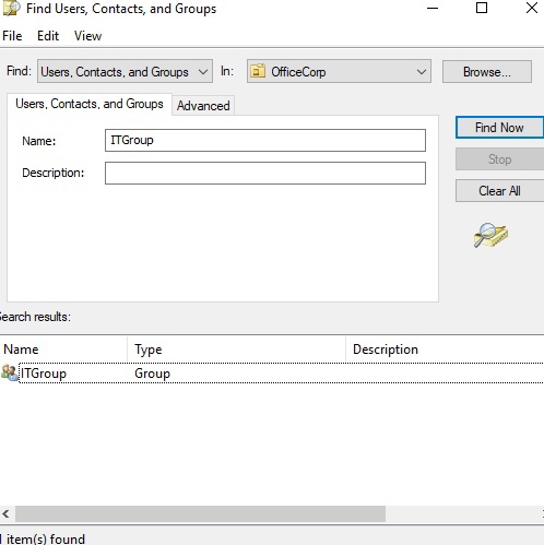 Как управлять группами в AD. Часть 1: Создание и удаление групп.
